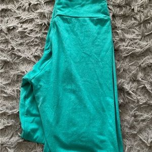 Girls/Teen Teal Blue Leggings (Size: M)